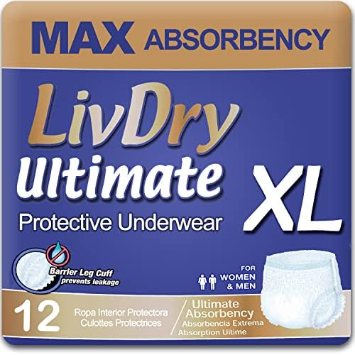 LivDry Ultimate Incontinence Underwear – Maximum Absorbency, All-Day Confidence LivDry Ultimate Incontinence Underwear – Maximum Absorbency, All-Day Confidence