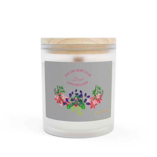 Frosted Glass Candle, 11oz