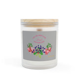 Frosted Glass Candle, 11oz