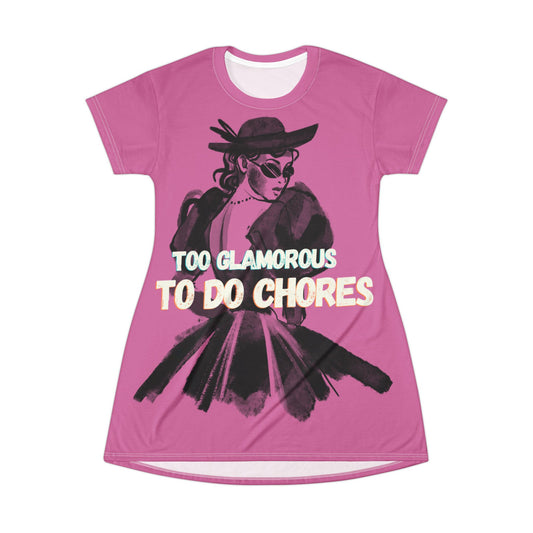 Too Glamorous To Do Chores - Big Age Energy Dress