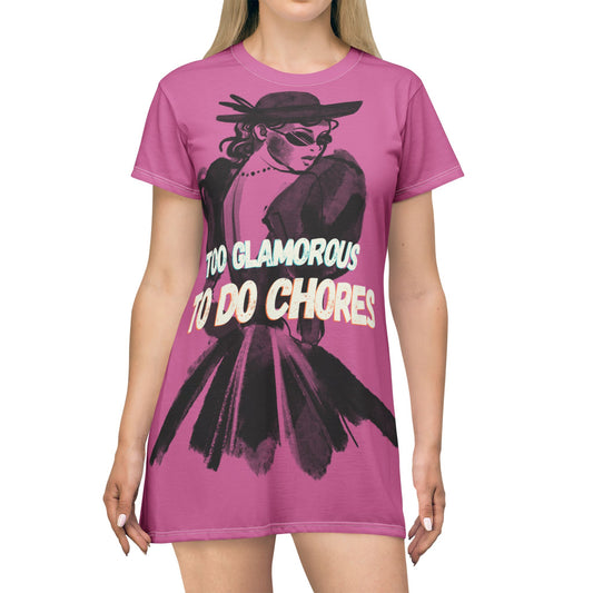 Too Glamorous To Do Chores - Big Age Energy Dress