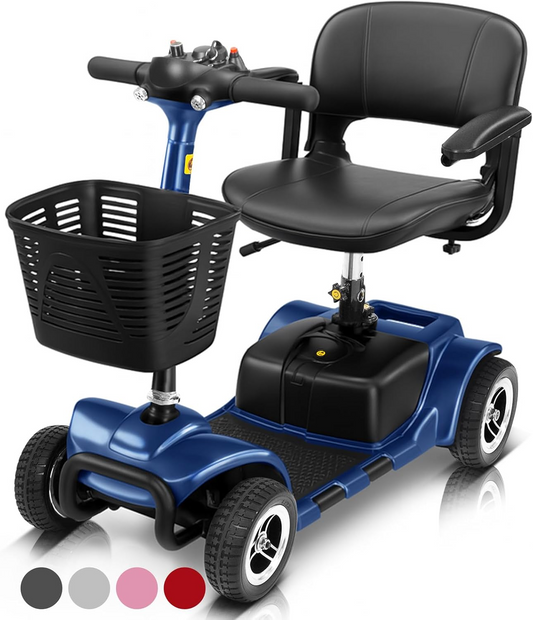 Vive 4 Wheel Mobility Scooter – Electric Powered, Compact & Heavy Duty for Adults