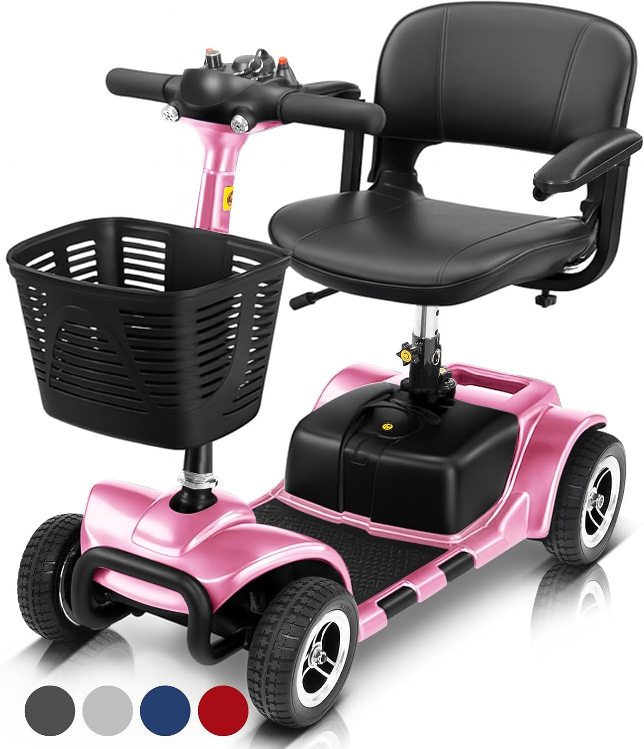 Vive 4 Wheel Mobility Scooter – Electric Powered, Compact & Heavy Duty for Adults Vive 4 Wheel Mobility Scooter – Electric Powered, Compact & Heavy Duty for Adults