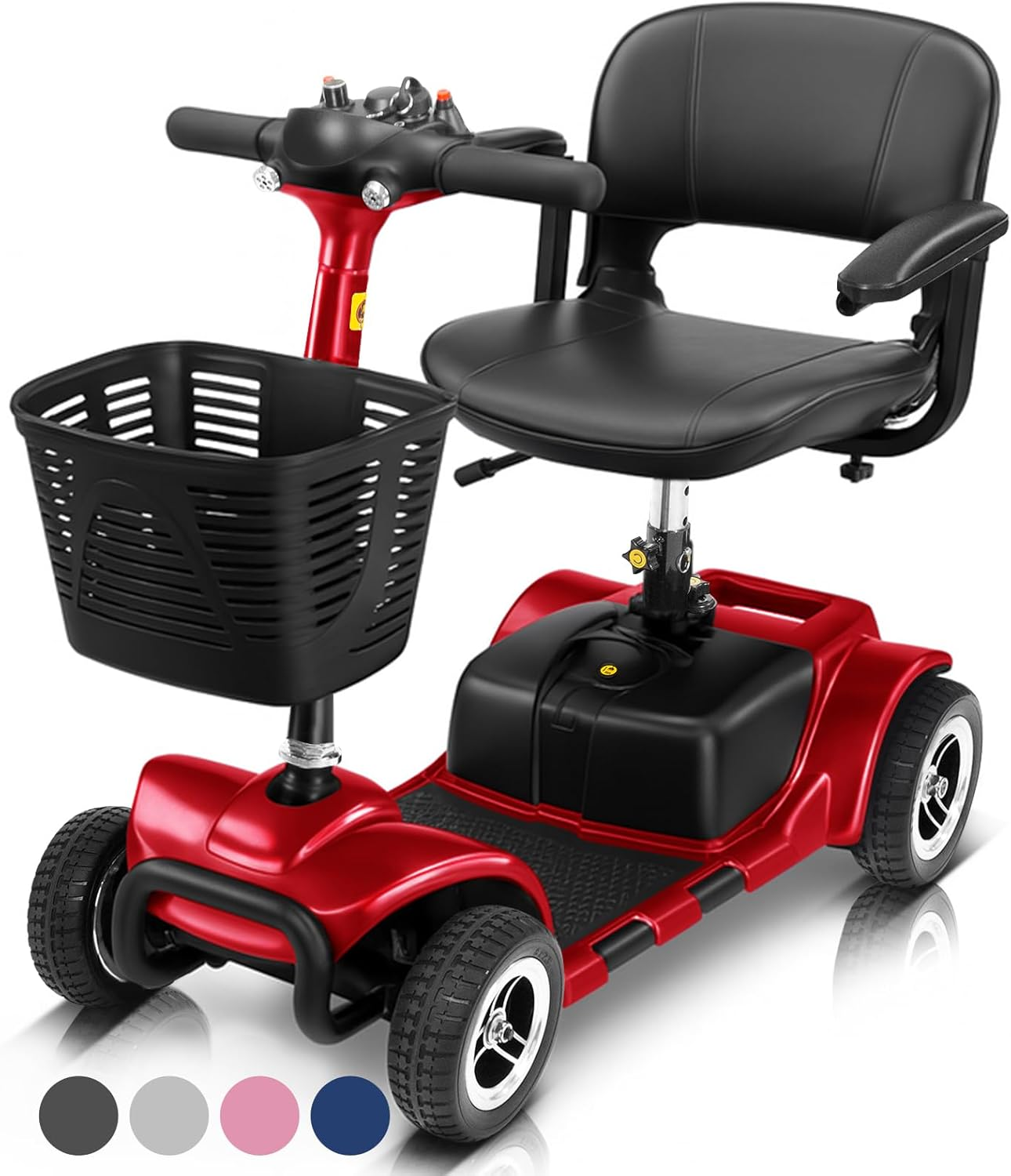Vive 4 Wheel Mobility Scooter – Electric Powered, Compact & Heavy Duty for Adults Vive 4 Wheel Mobility Scooter – Electric Powered, Compact & Heavy Duty for Adults