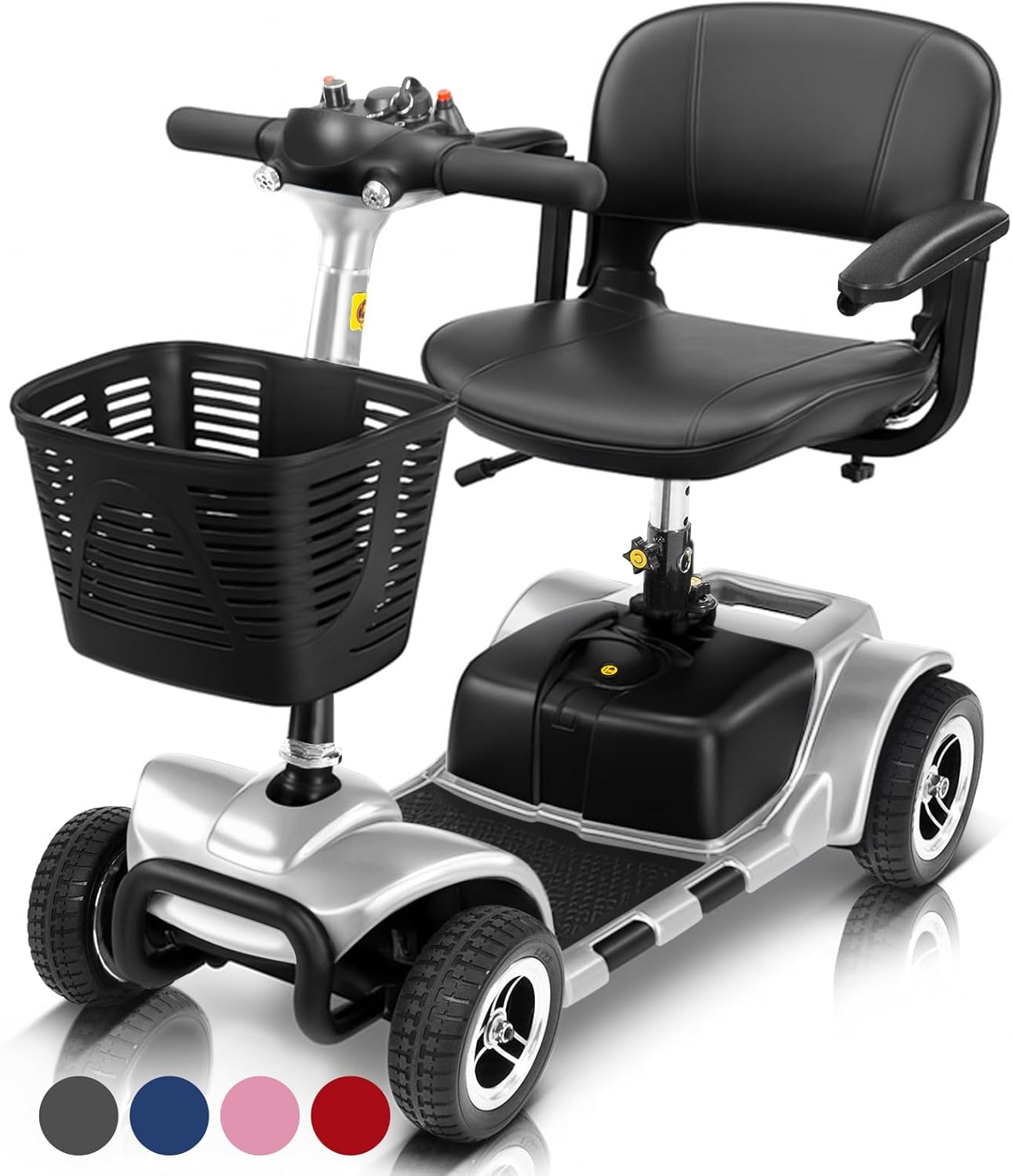 Vive 4 Wheel Mobility Scooter – Electric Powered, Compact & Heavy Duty for Adults Vive 4 Wheel Mobility Scooter – Electric Powered, Compact & Heavy Duty for Adults