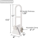 Vaunn Medical Bathtub Handle Grab Bar – Adjustable Safety Rail for Seniors (300 lbs)