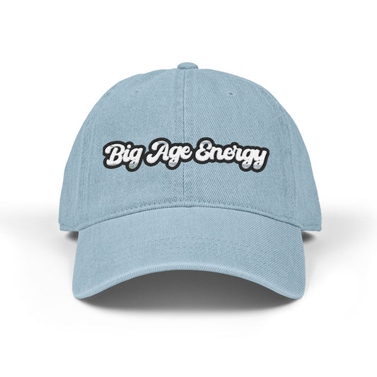 Embroidered Denim Hat