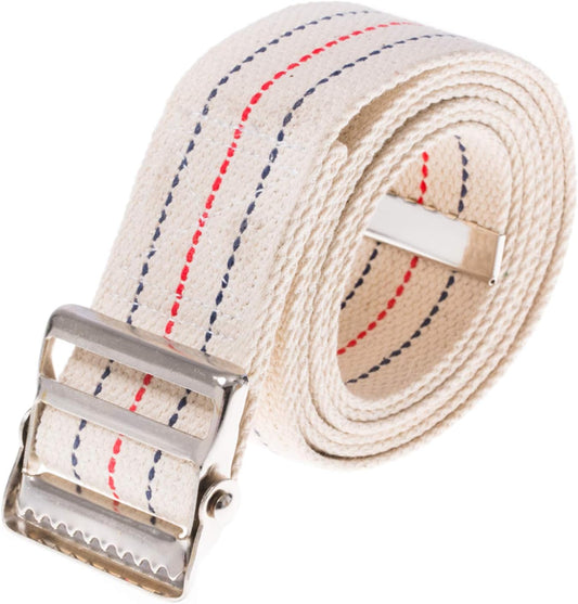 Transfer & Gait Belt with Metal Buckle – 54"