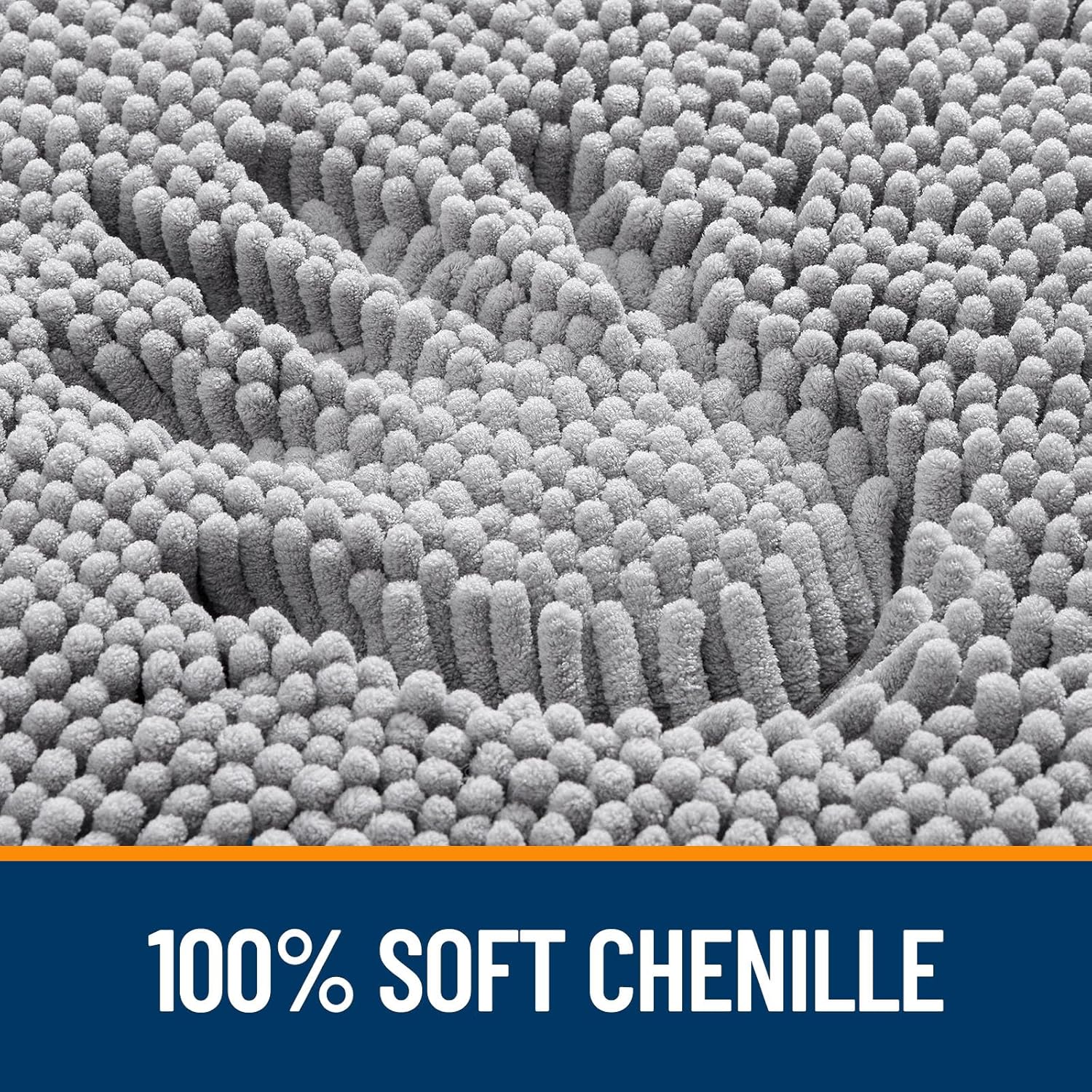 OLANLY Extra Soft Chenille Bathroom Rug – Quick-Dry, Non-Slip, Machine Washable Bath Mat OLANLY Extra Soft Chenille Bathroom Rug – Quick-Dry, Non-Slip, Machine Washable Bath Mat