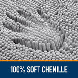 OLANLY Extra Soft Chenille Bathroom Rug – Quick-Dry, Non-Slip, Machine Washable Bath Mat