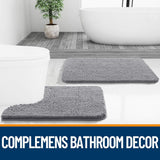OLANLY Extra Soft Chenille Bathroom Rug – Quick-Dry, Non-Slip, Machine Washable Bath Mat