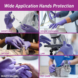 MedPride Powder-Free Nitrile Exam Gloves – Large, 100 Count (Pack of 10)