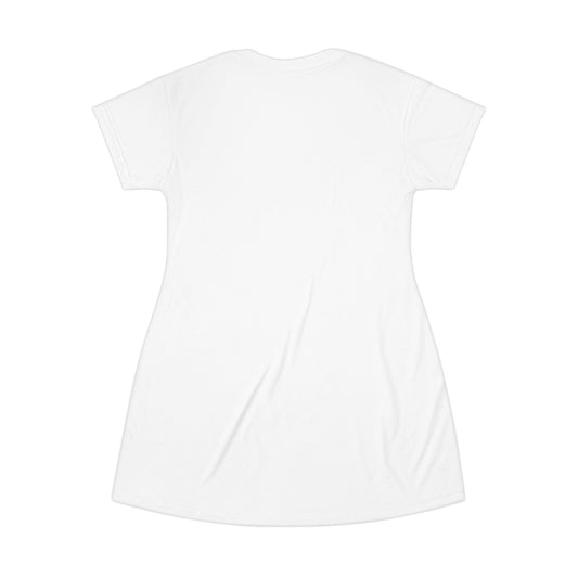 Funny Quote T-Shirt Dress - Brighten Your Day