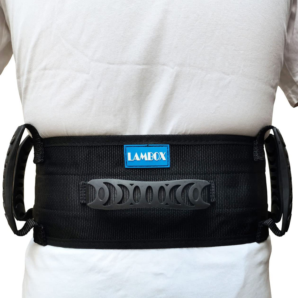 Gait Belt Transfer Belt with Plastic Handles-Medical Nursing Safety Patient Assist for Occupational & Physical Therapy, Seniors with Metal Buckle 55"