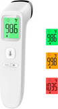No-Touch Thermometer for Adults – Digital Infrared Thermometer with Fever Alarm, 1-Second Fast Reading, 2-in-1 Mode