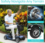 Vive 4 Wheel Mobility Scooter – Electric Powered, Compact & Heavy Duty for Adults