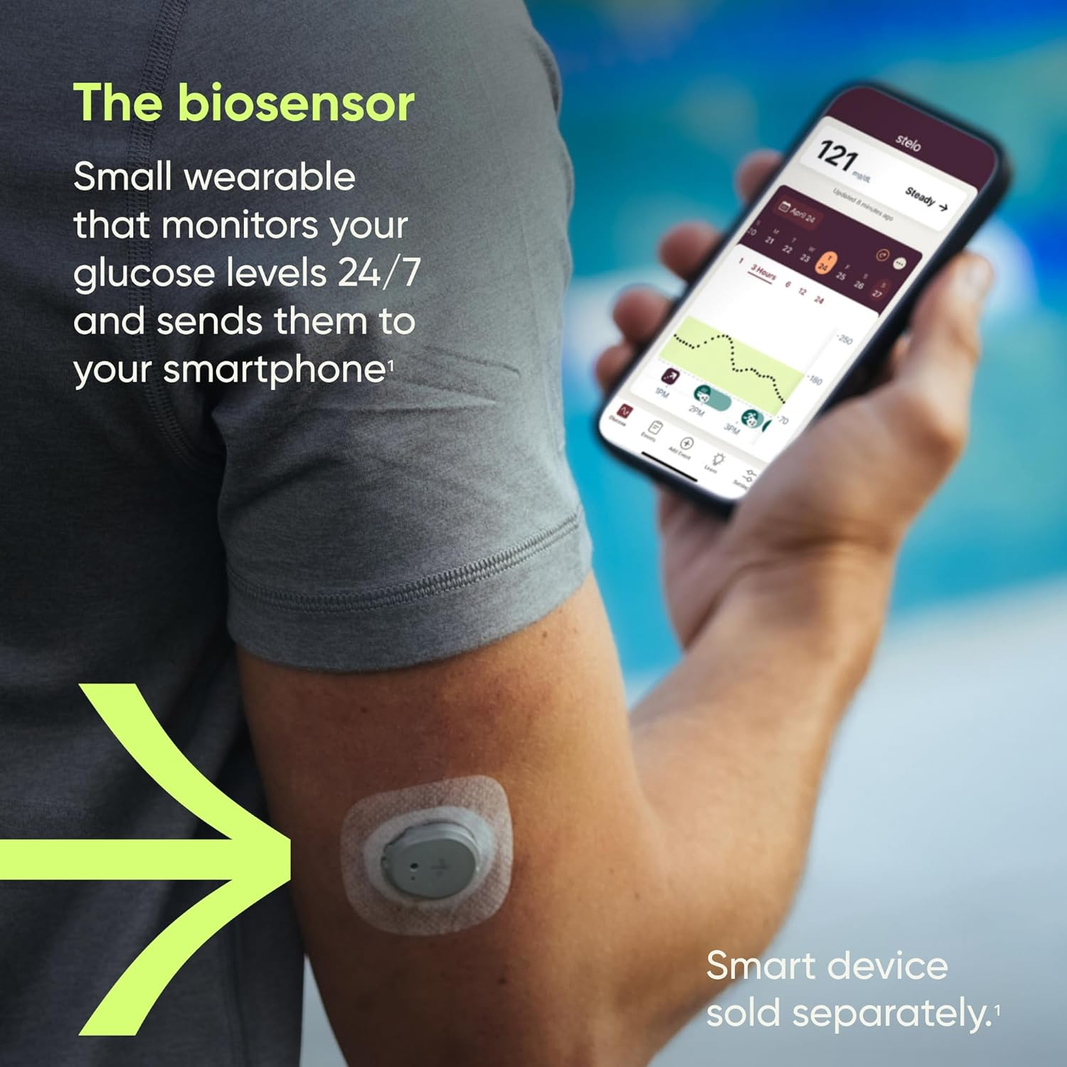 Stelo Glucose Biosensor & App by Dexcom – The Future of Continuous Glucose Monitoring (CGM) Stelo Glucose Biosensor & App by Dexcom – The Future of Continuous Glucose Monitoring (CGM)