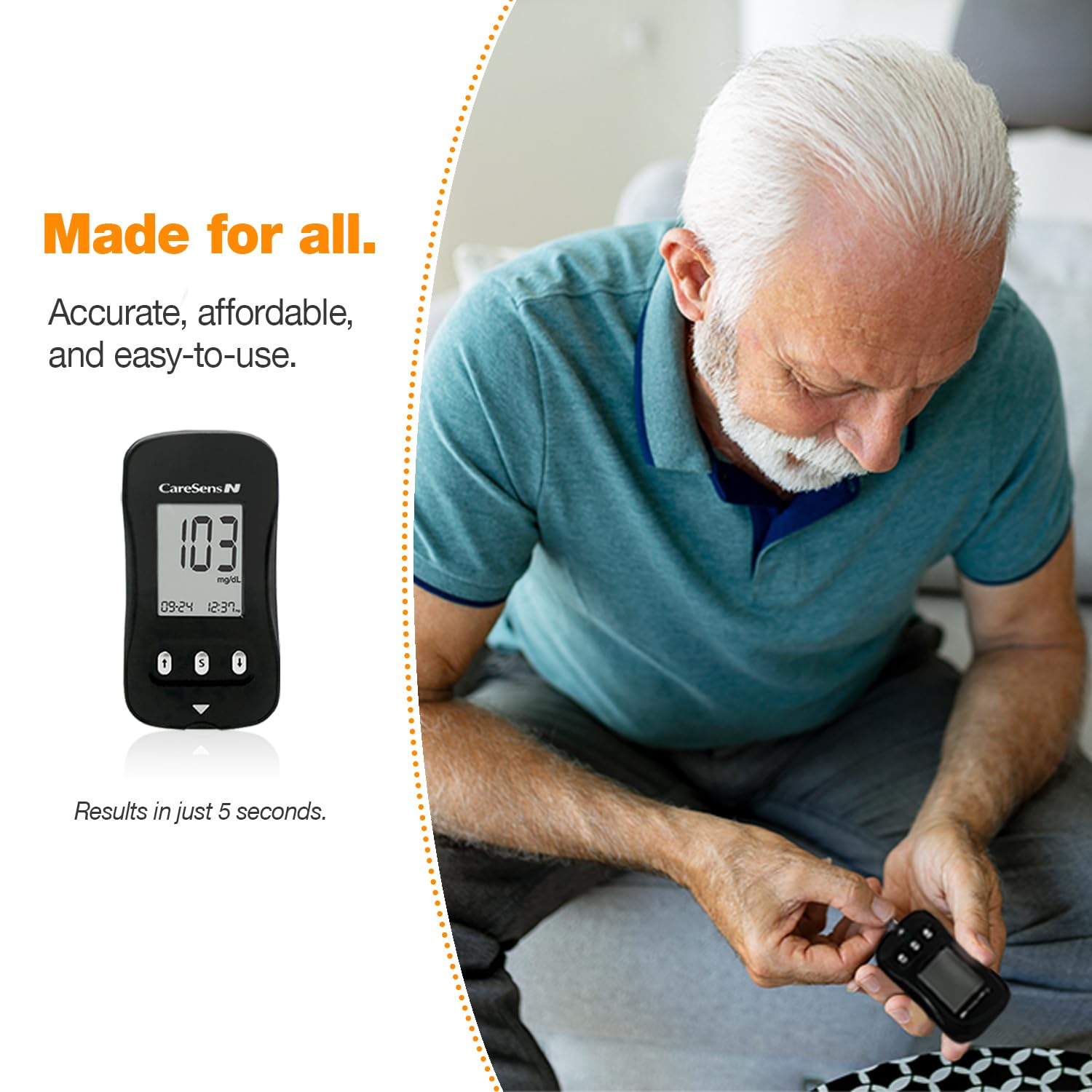 CareSens N Blood Glucose Monitor Kit – Accurate, Fast & Easy Diabetes Testing CareSens N Blood Glucose Monitor Kit – Accurate, Fast & Easy Diabetes Testing
