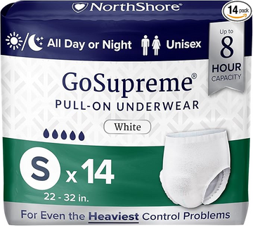 NorthShore GoSupreme Overnight Incontinence Underwear – Maximum Nighttime Protection