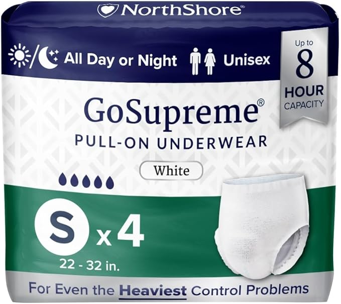 NorthShore GoSupreme Overnight Incontinence Underwear – Maximum Nighttime Protection