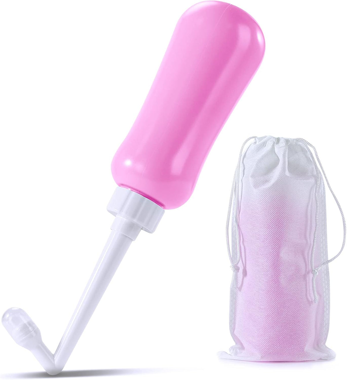 Portable Bidet Travel Large Capacity 15.8Oz Personal Toilet Handheld Pink