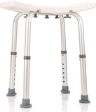Dr Maya’S Adjustable Shower Chair with Free Grab Bar | Plastic Chair Bath Seat, Bathroom Chair | Shower Stool for inside Shower | Handicap Shower Chair | inside Shower Seat Bench, 300 Lb Capacity