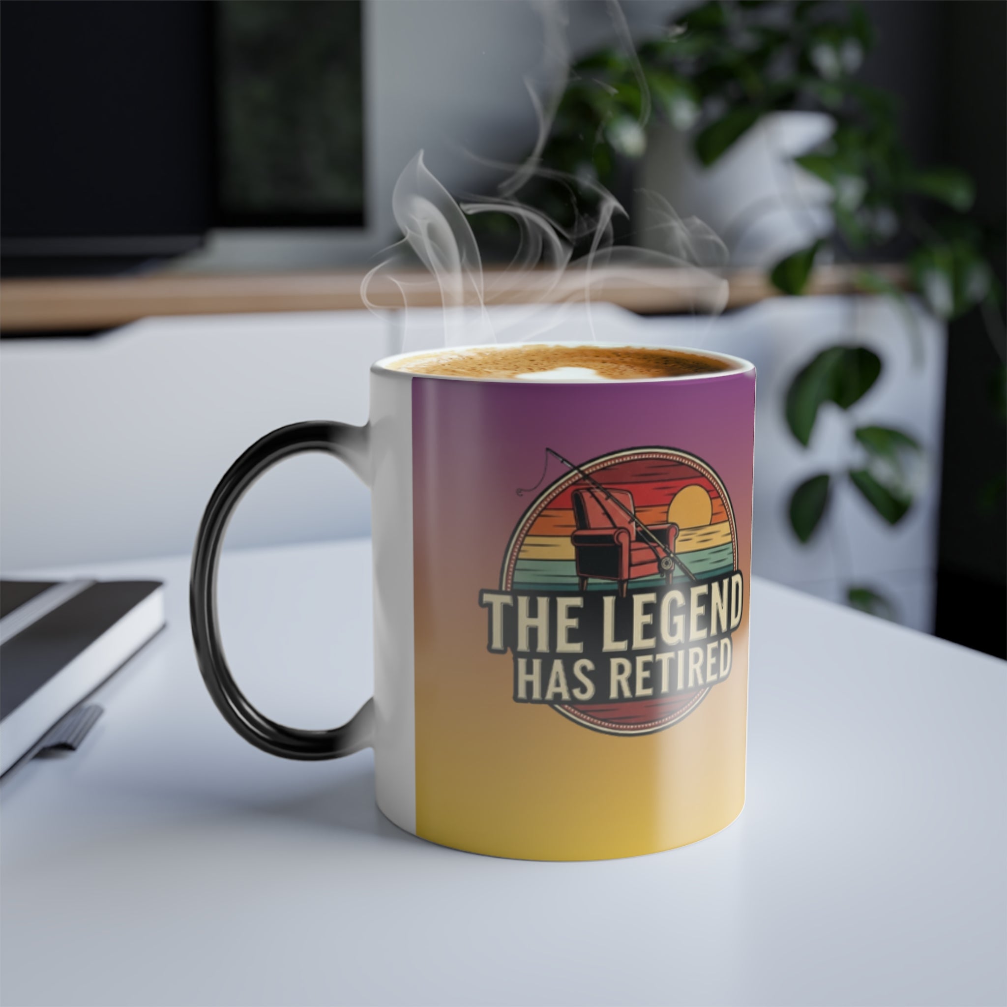The Legend Has Retired - Color Changing Coffee Mug