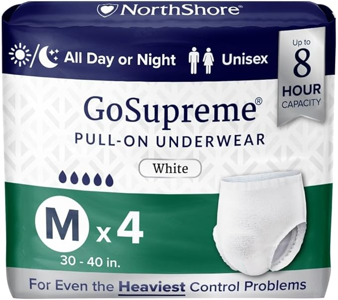 NorthShore GoSupreme Overnight Incontinence Underwear – Maximum Nighttime Protection