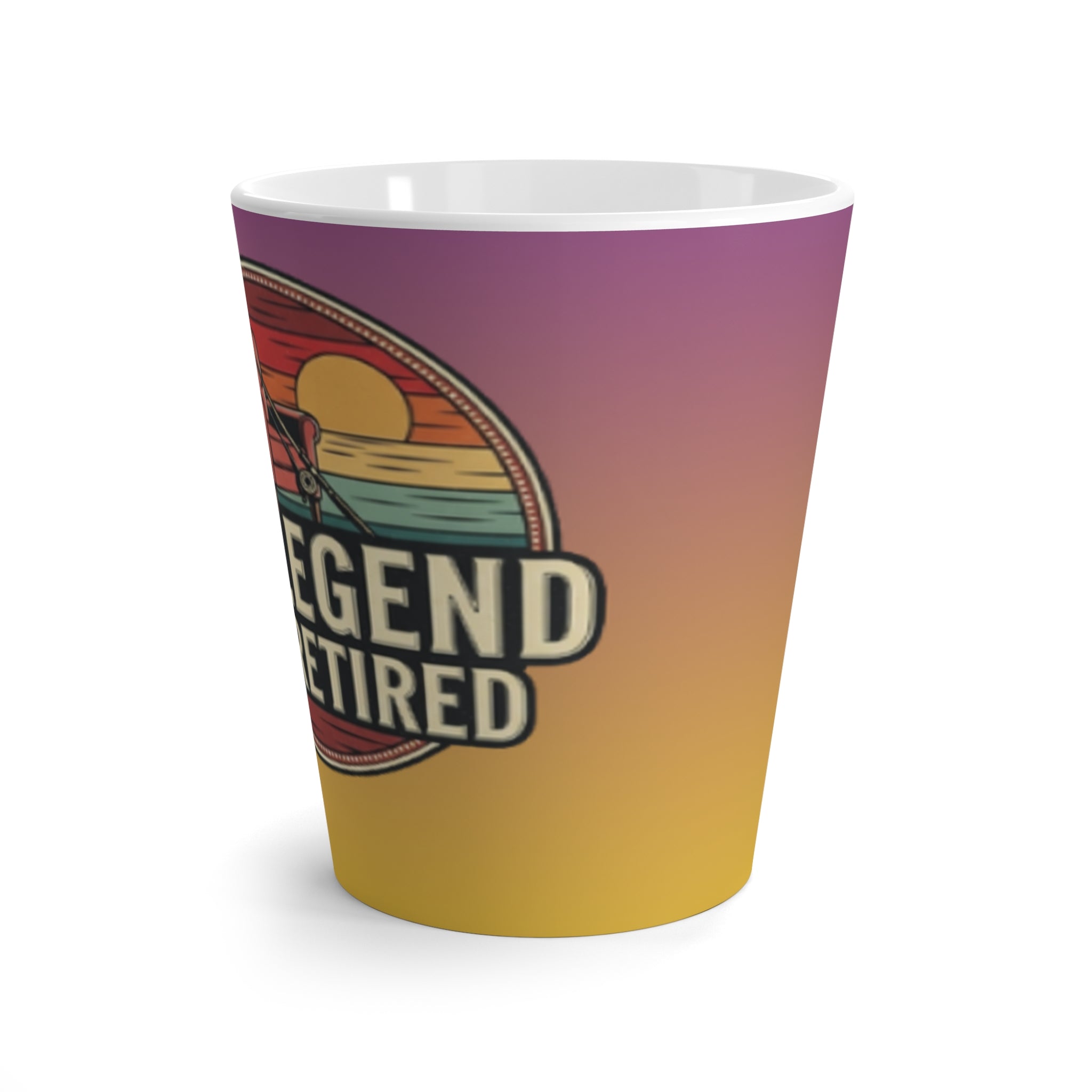 The Legend Has Retired - Big Age Energy Latte Mug