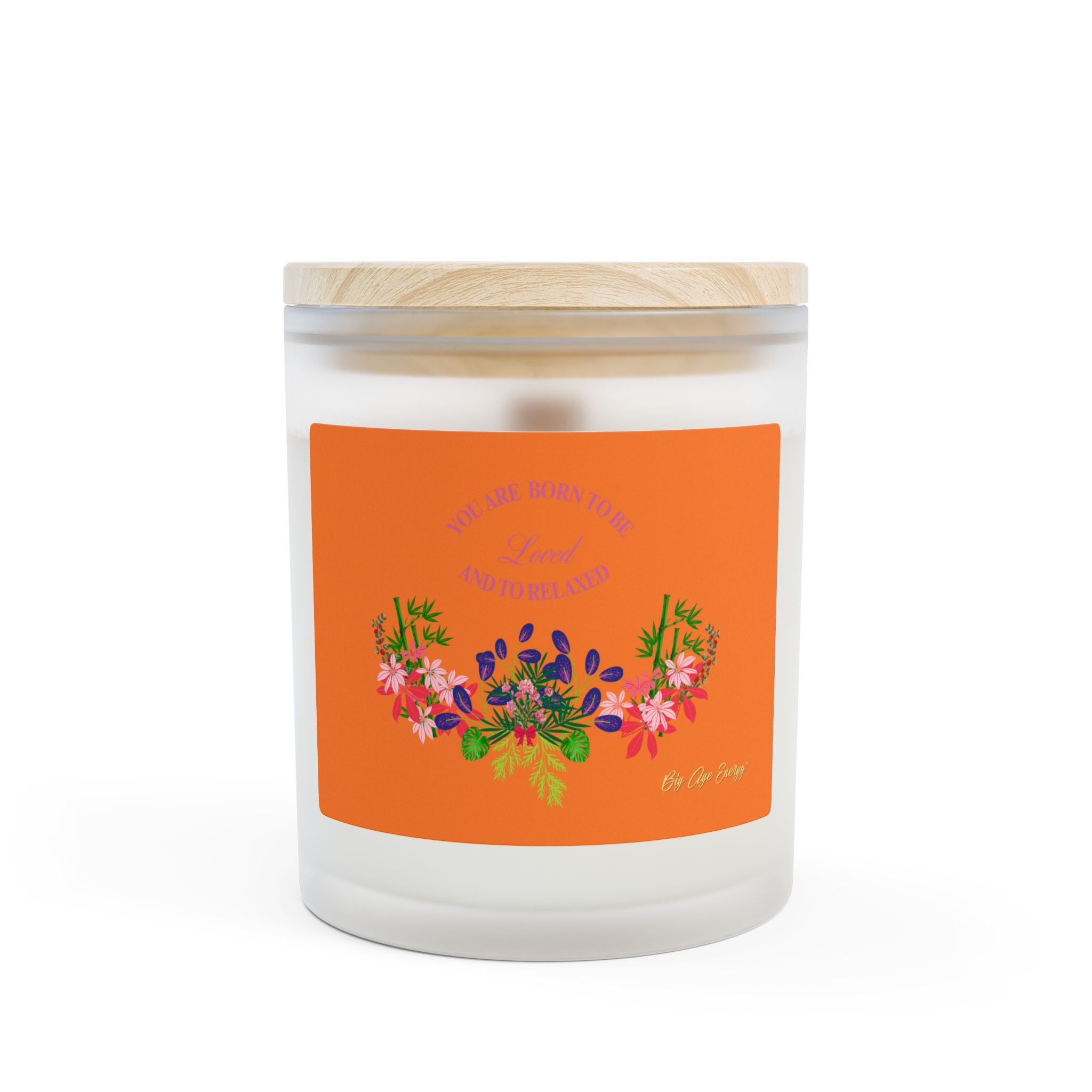 Frosted Glass Candle, 11oz