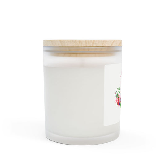 Frosted Glass Candle, 11oz