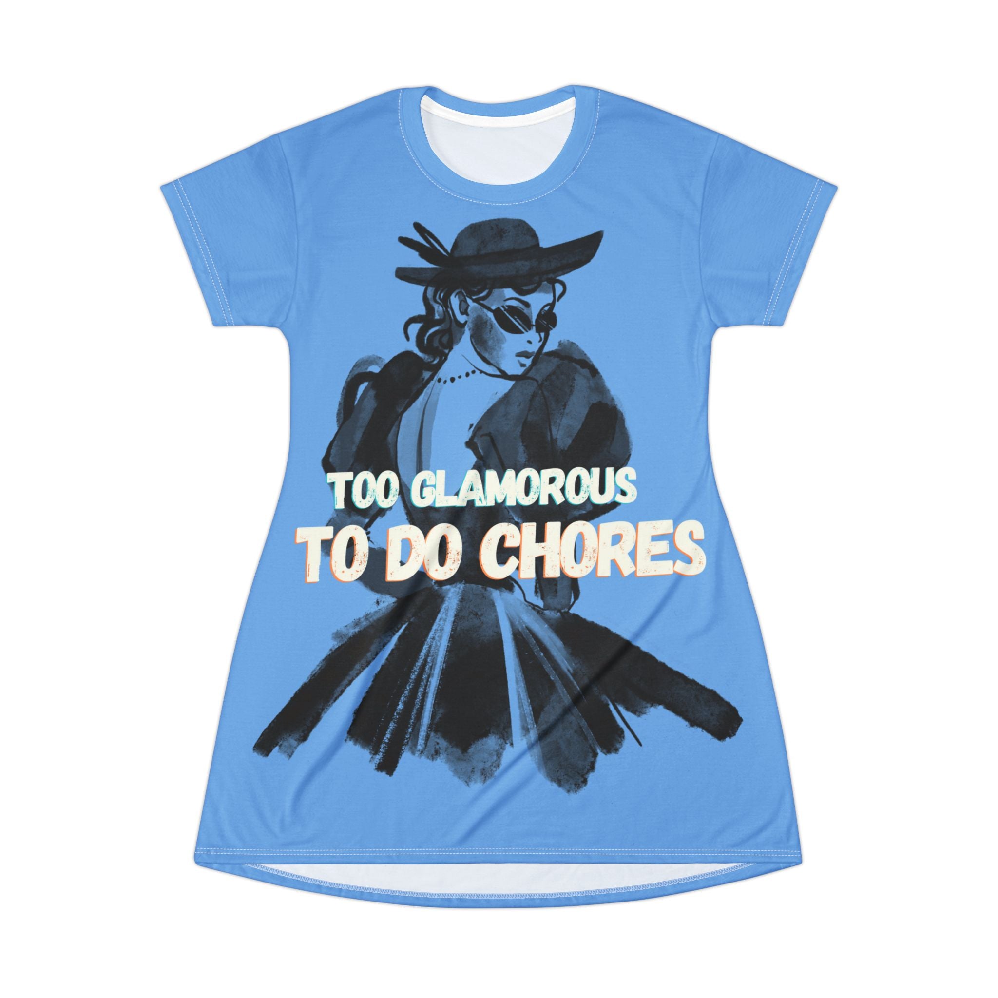 Too Glamorous To Do Chores - Big Age Energy Dress