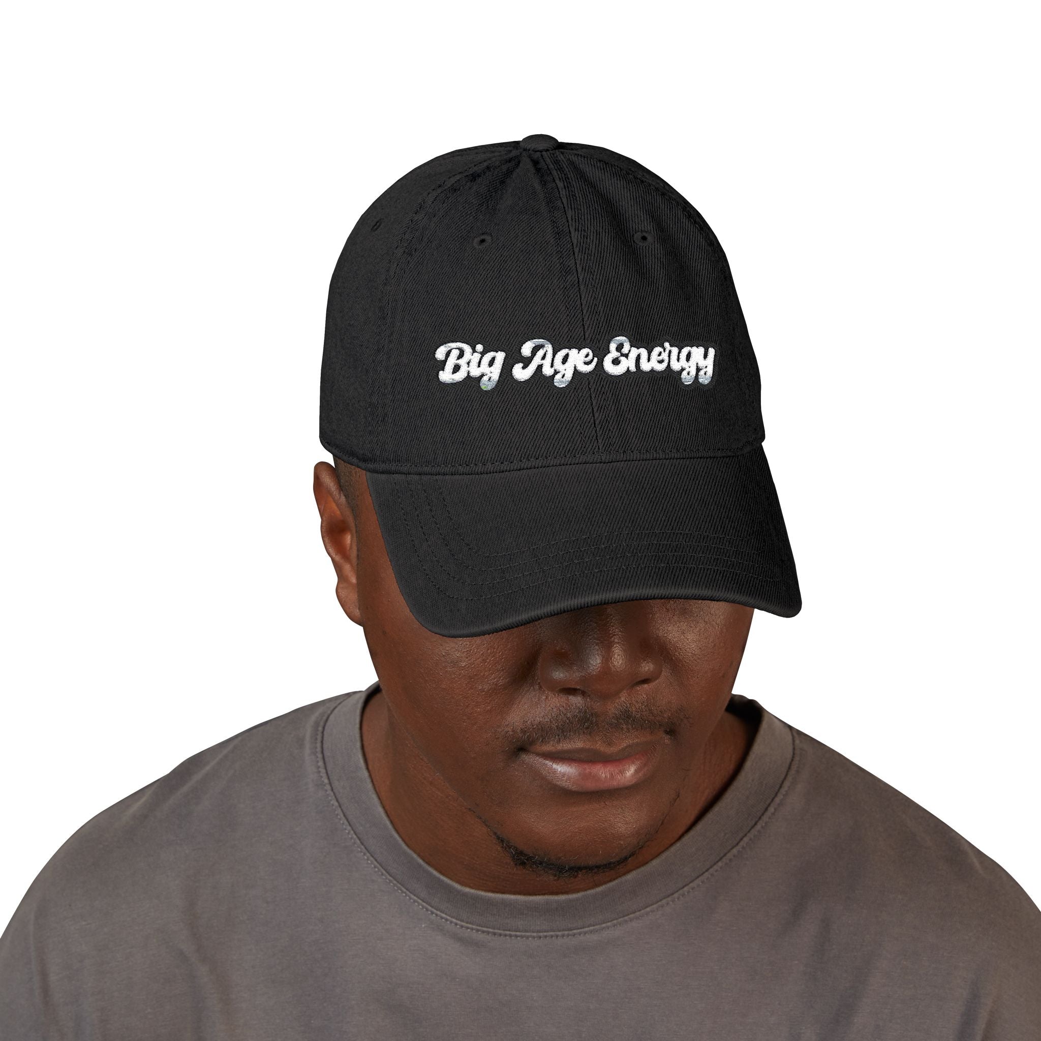 Embroidered Denim Hat