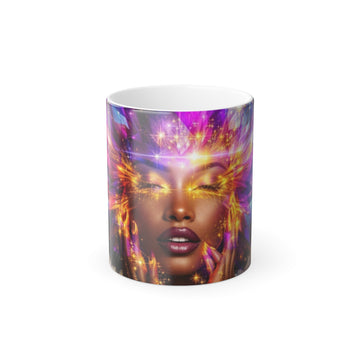 Big Age Energy Music Logo Color Design Morphing Mug 11oz