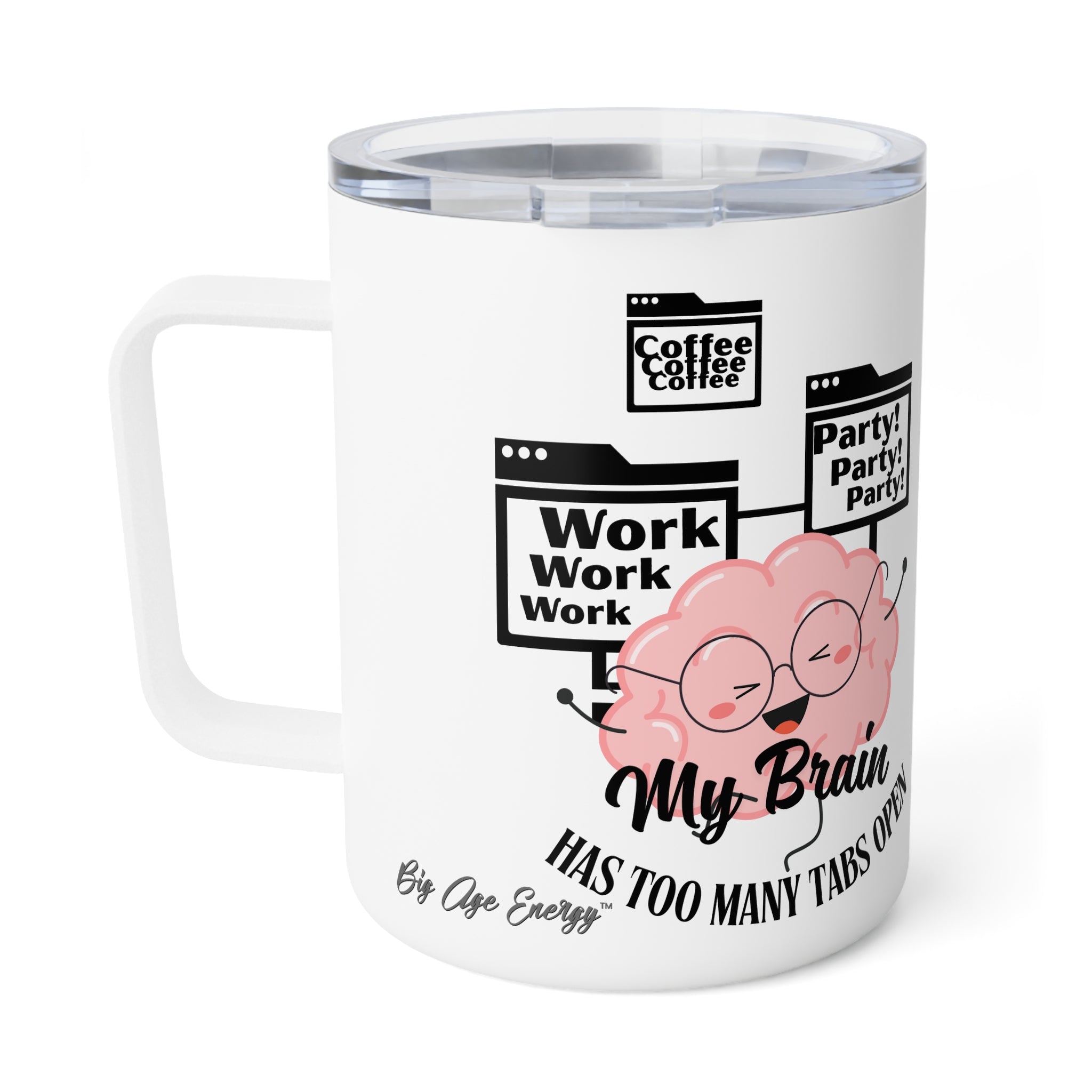 Insulated Coffee Mug, 10oz