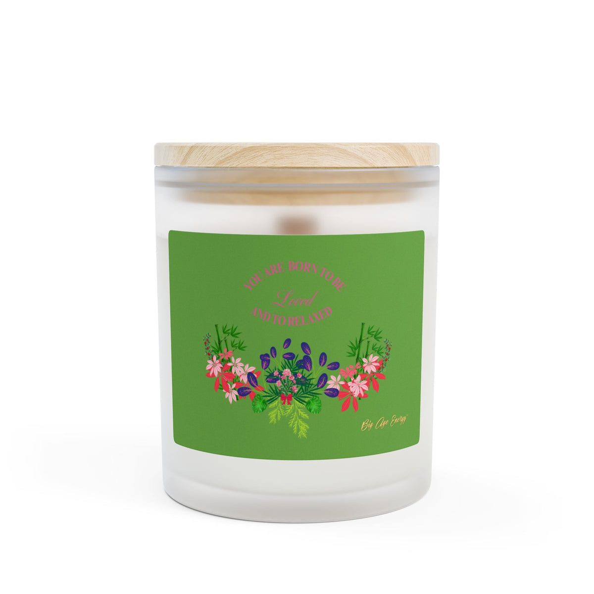 Frosted Glass Candle, 11oz