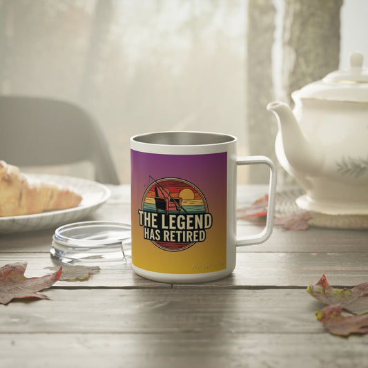 The Legend Has Retired - Big Age Energy Insulated Coffee Mug