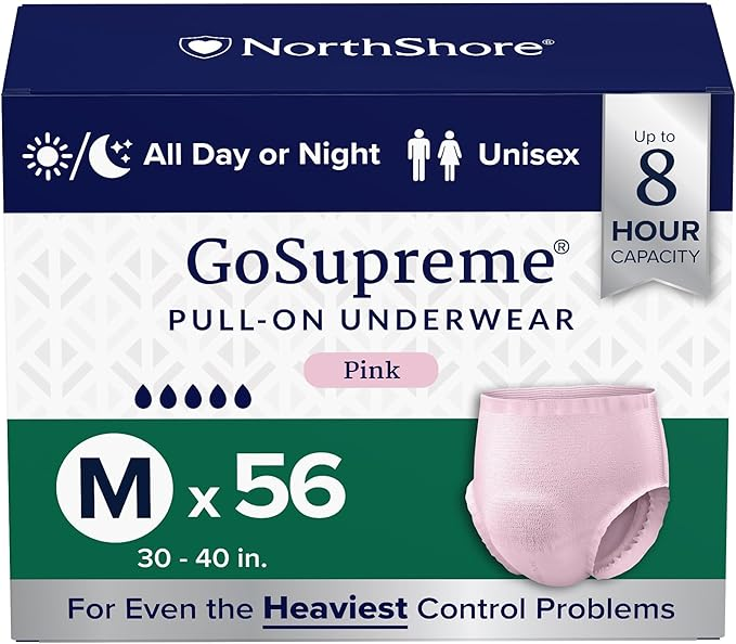 NorthShore GoSupreme Overnight Incontinence Underwear – Maximum Nighttime Protection