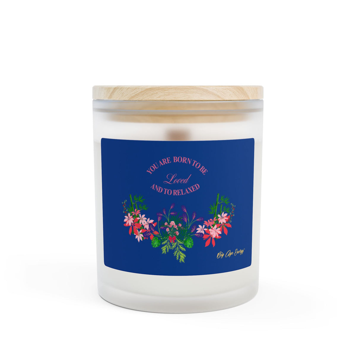 Frosted Glass Candle, 11oz