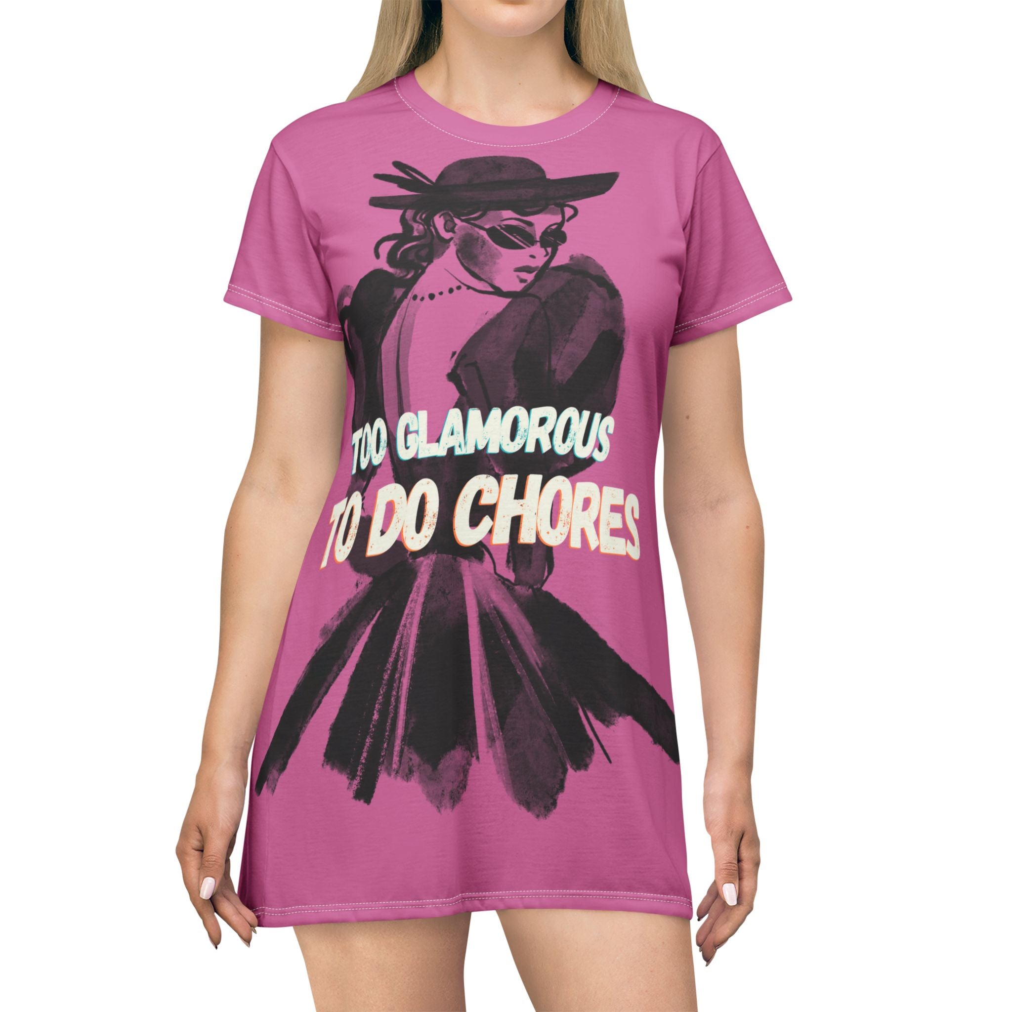 Too Glamorous To Do Chores - Big Age Energy Dress
