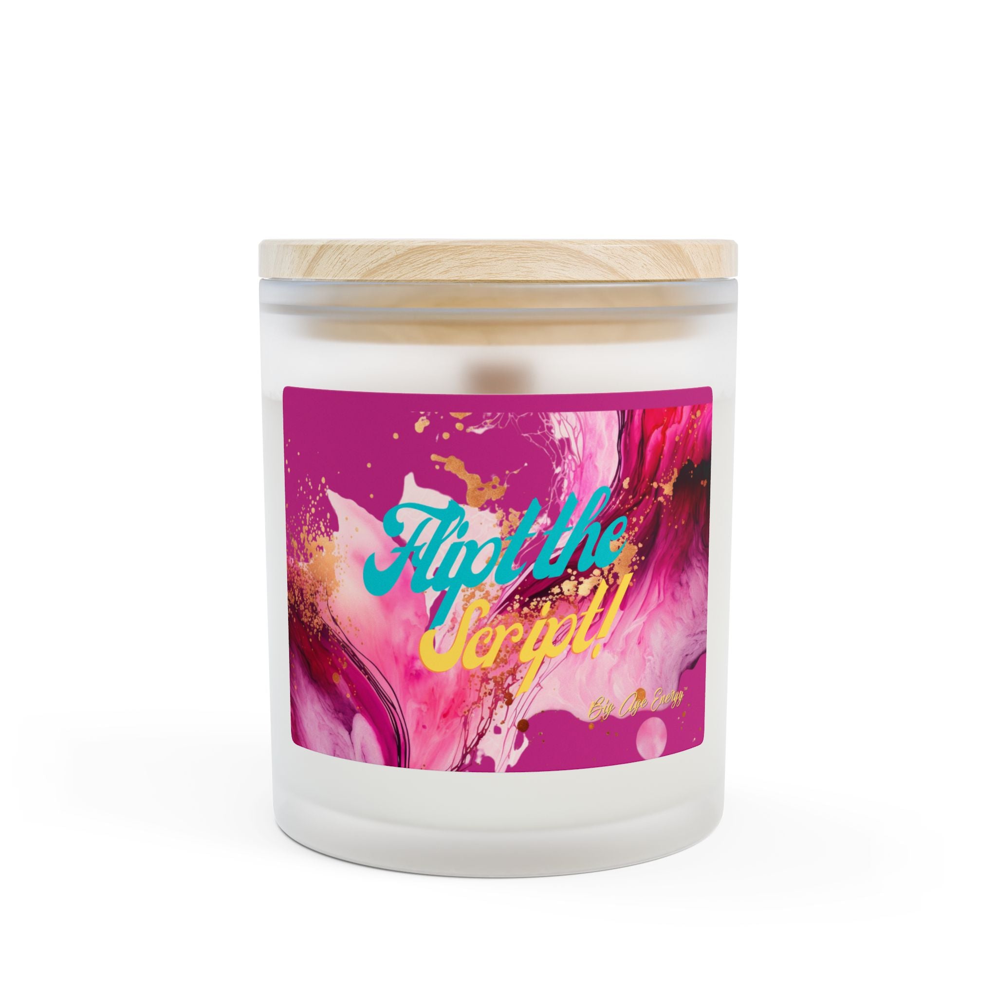 Frosted Glass Candle, 11oz