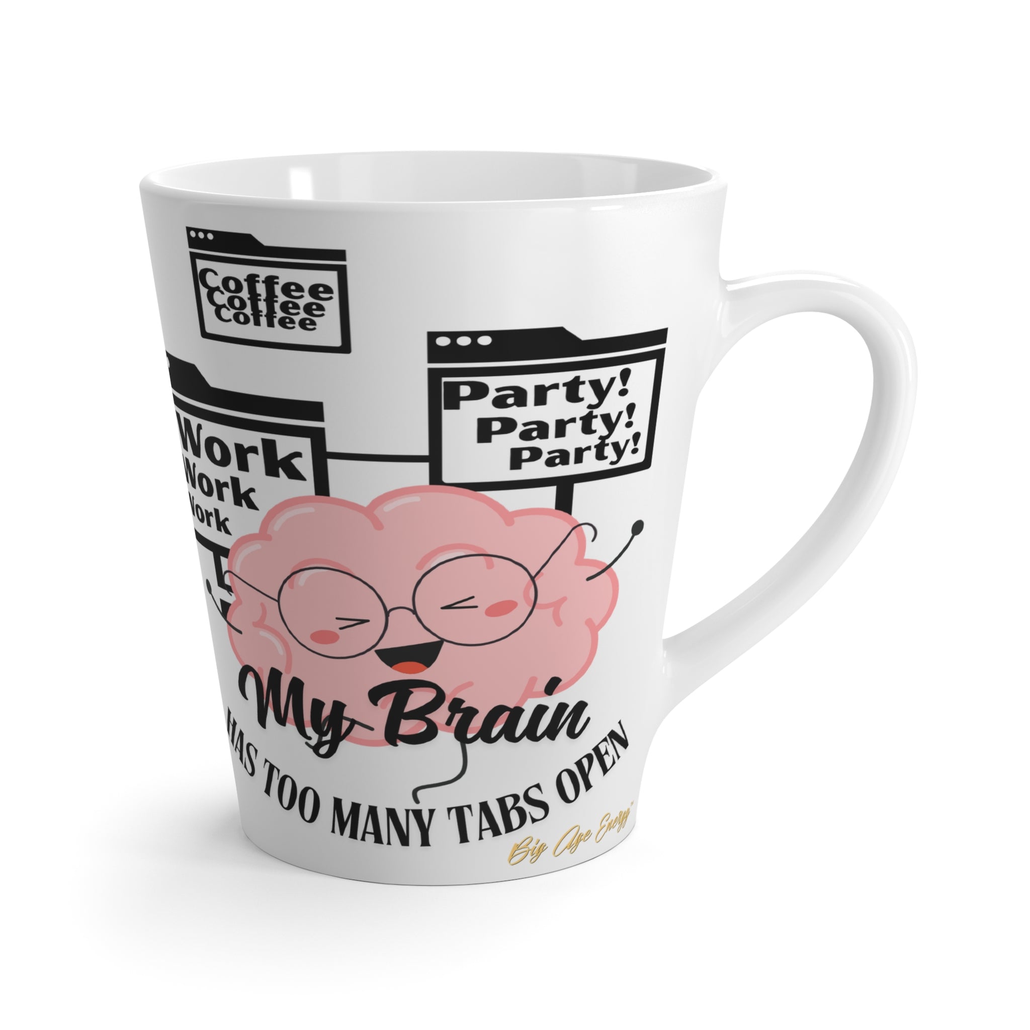 Many Tabs Open - Latte Mug