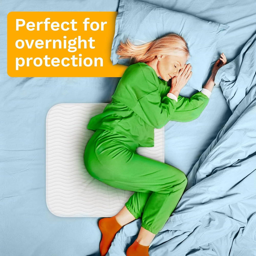 Washable Underpads - Large Bed Pads for Use as Incontinence Bed Pads, Reusable Pet Pads, Great for Dogs, Cats, Bunny, Seniors Bed Pad (Pack of 2 - 41X41)