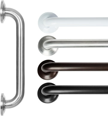 Grab Bar for Bathtubs and Showers - Handicap Bathroom Safety Handrail for Elderly - Wall Senior Rail Handle for Tub, Toilet, Bath
