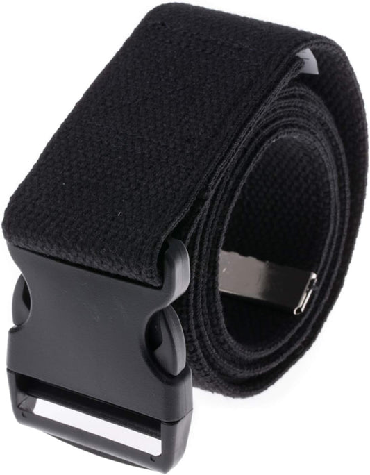 Gait Belt 54Inch - Transfer and Walking Assistance with Quick Release Buckle for Caregiver Nurse Therapist 2 Inches(Black)