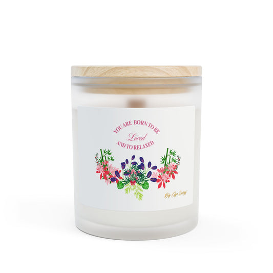 Frosted Glass Candle, 11oz