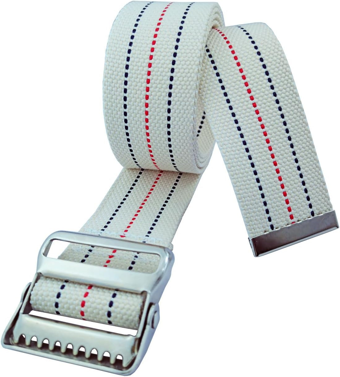 Gait Belt-Walking Transfer Belt with Belt Loop Holder for Seniors,Caregiver, Nurse, Therapist,Etc. (Beige,60 Inch)