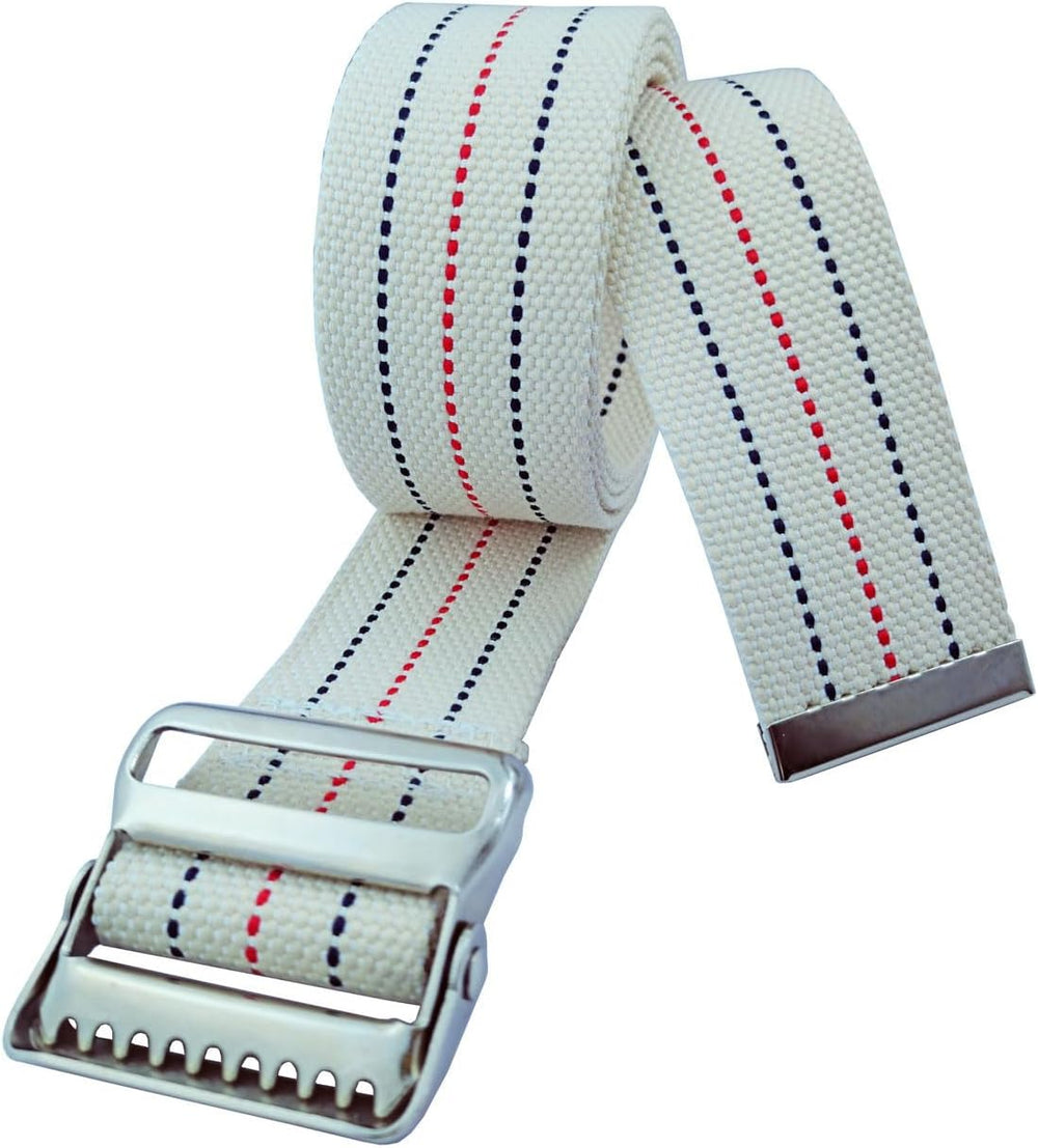 Gait Belt-Walking Transfer Belt with Belt Loop Holder for Seniors,Caregiver, Nurse, Therapist,Etc. (Beige,60 Inch)
