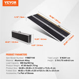 Portable Wheelchair Ramp Non-Slip Aluminum Folding Threshold Ramp Foldable Mobility Scooter Ramp Wheel Chair Ramp