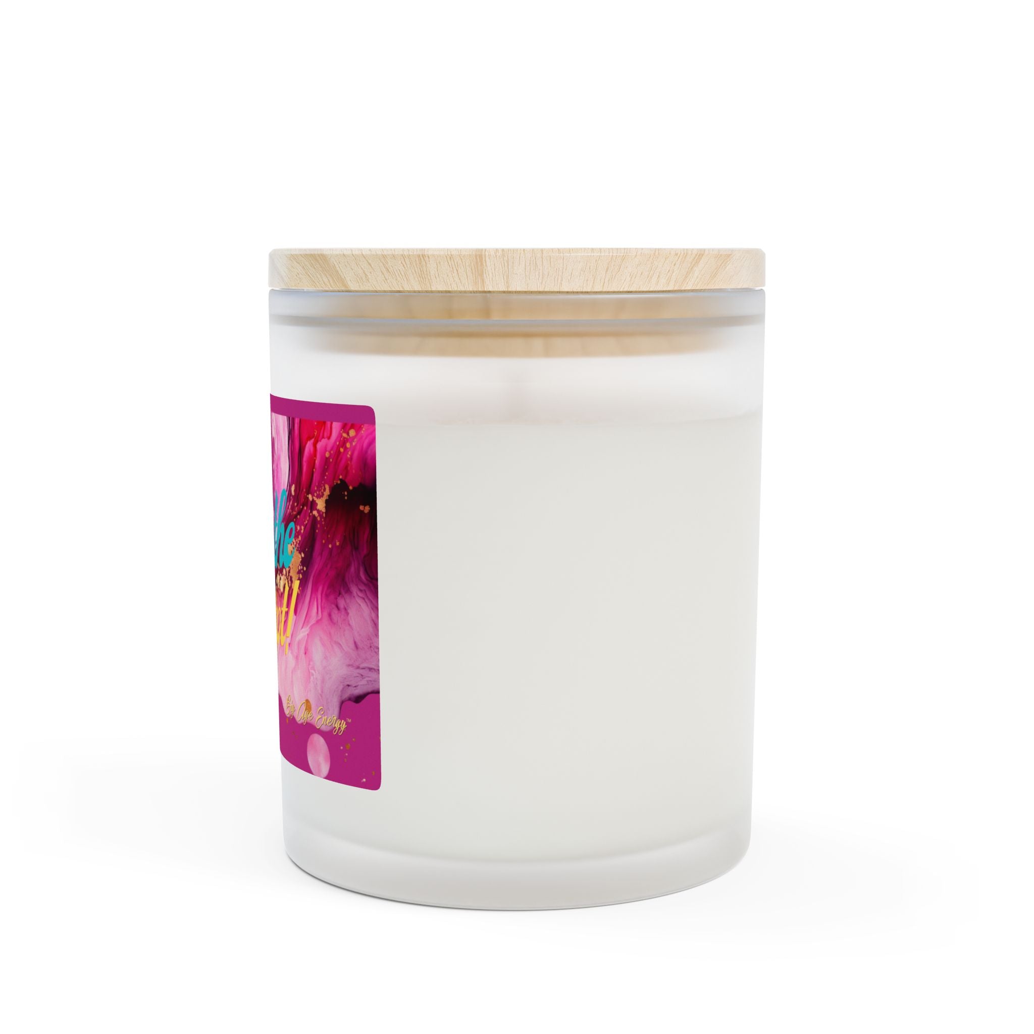 Frosted Glass Candle, 11oz